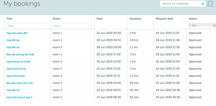 Phần mềm webapp quản lý đăng ký lịch phòng họp cho doanh nghiệp